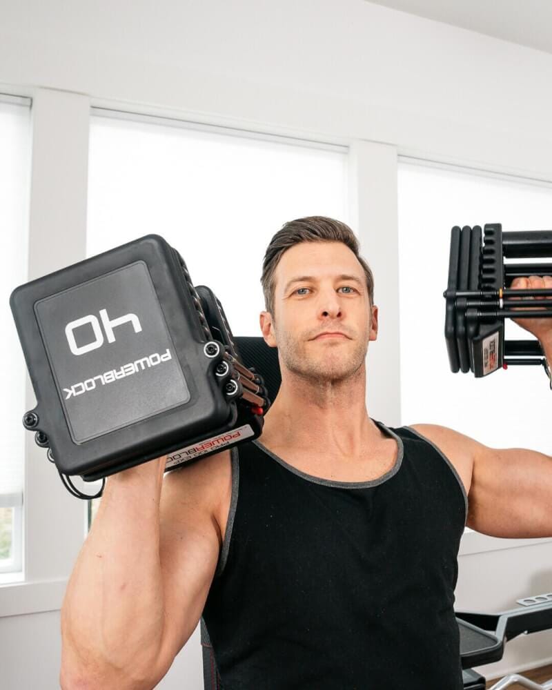 ดัมเบลปรับน้ำหนักได้ POWERBLOCK PRO 100 EXP - TPR GRIP_4